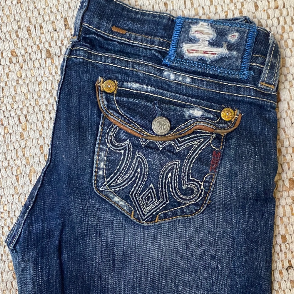 MEK Denim Boulder Women's Boot Cut Jeans - Blue